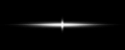 luz de reflexo de lente transparente em fundo preto foto