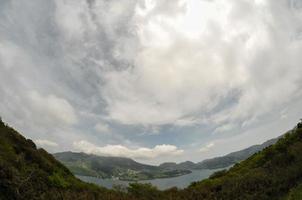 vista panorâmica das montanhas foto