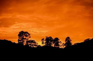 vista panorâmica das montanhas foto