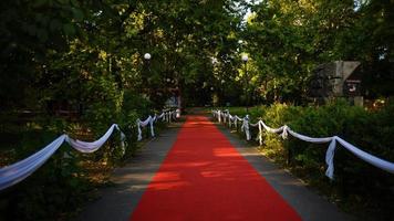 decoração de casamento no jardim foto