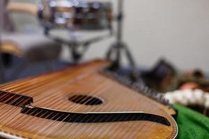 bandura close-up, instrumento musical ucraniano foto