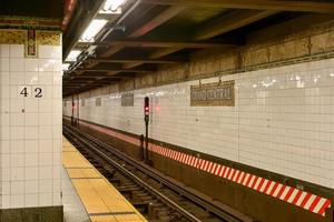 estação de metrô grand central - cidade de nova york foto