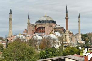 mesquita hagia sophia - istambul, turquia foto