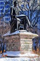 estátua de william seward, nyc foto