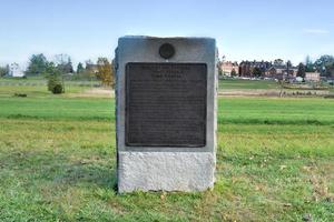 monumento memorial, gettysburg, pa foto