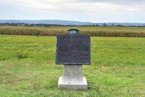 monumento memorial, gettysburg, pa foto