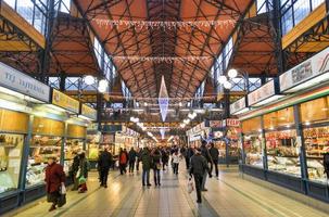 grande mercado municipal - budapeste, hungria foto