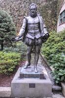 estátua de miguel de cervantes, cidade de nova york foto