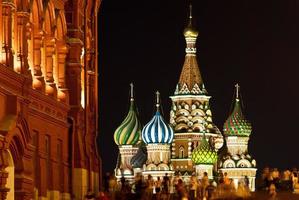 st. catedral dos manjericões em moscou foto