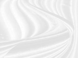 tecido branco macio limpo tecido abstrato curva suave forma decorativa moda têxtil fundo foto