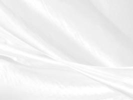 moda limpa tecido bonito tecido macio abstrato curva suave forma têxtil decorativo fundo branco foto