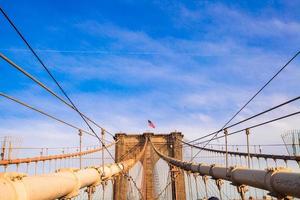 a ponte de brooklyn, nova york, eua foto