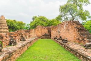 histórico de Ayutthaya na Tailândia foto