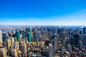 vista de manhattan do Empire State Building, Nova York foto