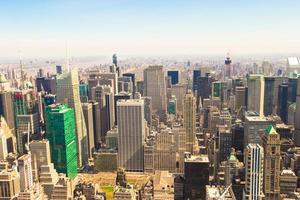 vista de manhattan do Empire State Building, Nova York foto