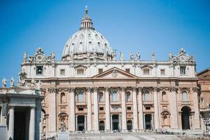 vista sobre o vaticano em roma, itália. foto