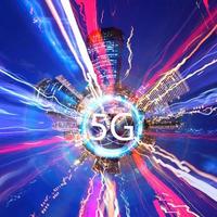 Conceito 5g de sistema de internet foto