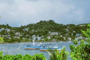 Santo Domingo, República Dominicana, 2020 - barcos na água foto