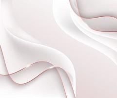 fundo abstrato branco e cinza e vermelho com linhas da moda rosa e ouro rosa curvado brilho ondulado com espaço de cópia para imagens de design de modelo de estilo de luxo de texto foto