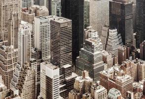paisagem urbana de nova york vista panorâmica foto