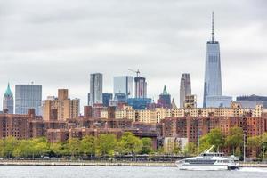 panorama do horizonte de manhattan foto