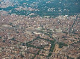 vista aérea de turin foto