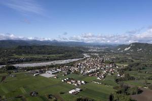 borghetto di borbera pemonte itália vila vista aérea panorama foto