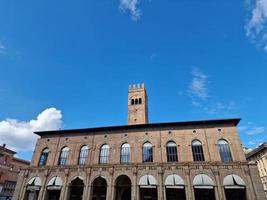 bolonha piazza maggiore vista da praça foto