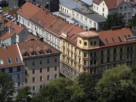 graz áustria telhados detalhes telhas foto