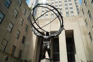 estátua do rockfeller center nova york manhattan, 2022 foto