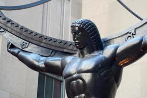 estátua do rockfeller center nova york manhattan, 2022 foto