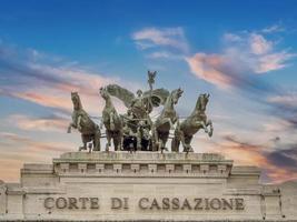 roma corte di cassazione edifício palácio da justiça suprema foto