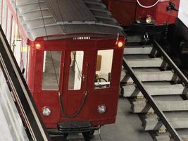 vagão de metrô da velha madrid espanha foto