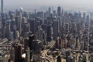 vista aérea de nova york manhattan foto