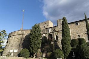 Triest Itália San giusto castelo panorama completo foto