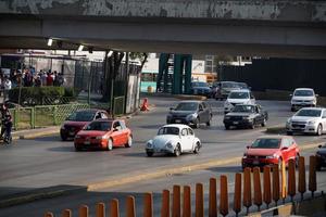 cidade do méxico, méxico - 3 de fevereiro de 2019 - capital da metrópole mexicana tráfego congestionado foto