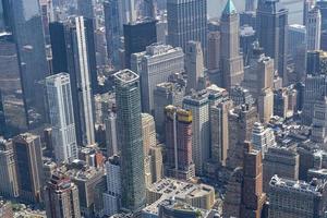 cidade de nova york vista aérea de manhattan foto