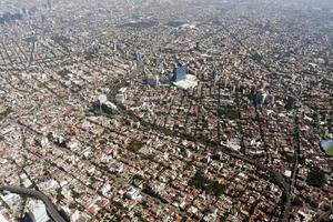 cidade do méxico vista aérea paisagem urbana panorama foto