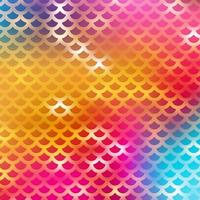padrão de escamas de sereia com gradiente colorido foto