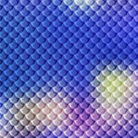 padrão de escamas de sereia com gradiente de cor azul foto