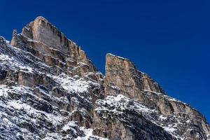 dolomitas neve panorama grande paisagem foto