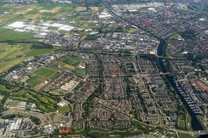 vila de vlietvijk perto den haag holland holanda panorama aéreo foto