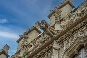 valencia mercado de troca de seda edifício lonja de la seda gárgulas foto