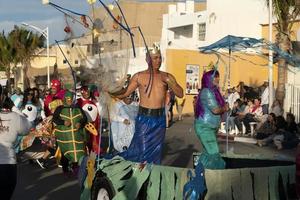 la paz, méxico - 22 de fevereiro de 2020 - carnaval tradicional da baja california foto