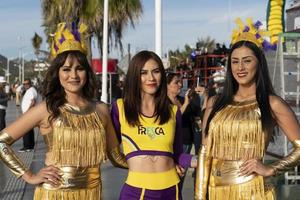 la paz, méxico - 22 de fevereiro de 2020 - carnaval tradicional da baja california foto