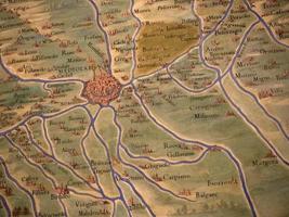 cidade do vaticano, roma - 26 de fevereiro de 2022 - famosos mapas geográficos murais foto