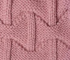 textura de tecido de malha rosa foto