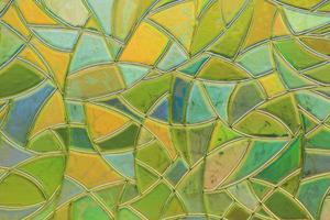 vitrais com mosaico art déco foto