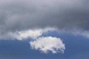 tempo tempestuoso e nuvens escuras foto