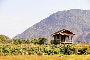 paisagem rural no leste da ásia foto